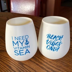 Rubber tumbler set